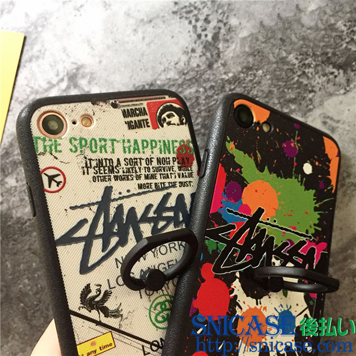 パロディ風 iphoneケース stussy