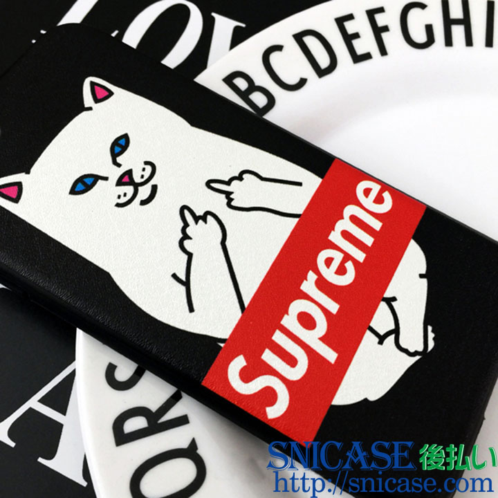iphone7plus ケース supreme レッドロゴ