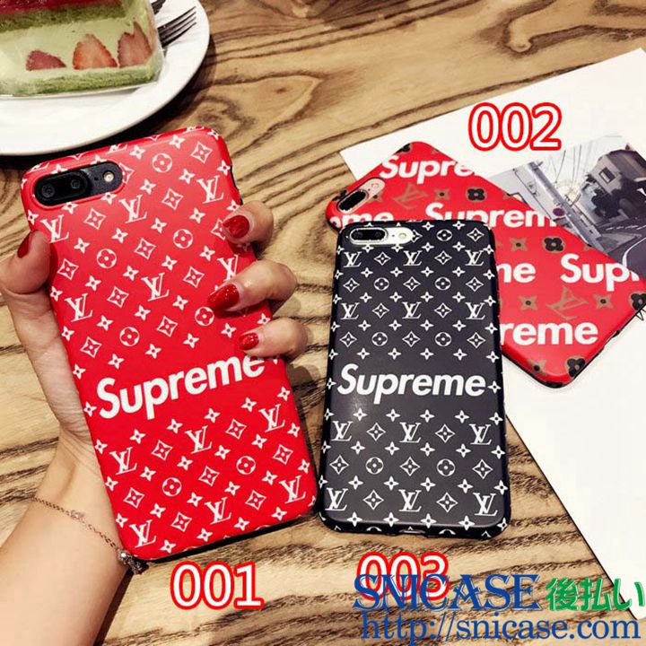 Supreme Vuitton iphonexケース おしゃれ