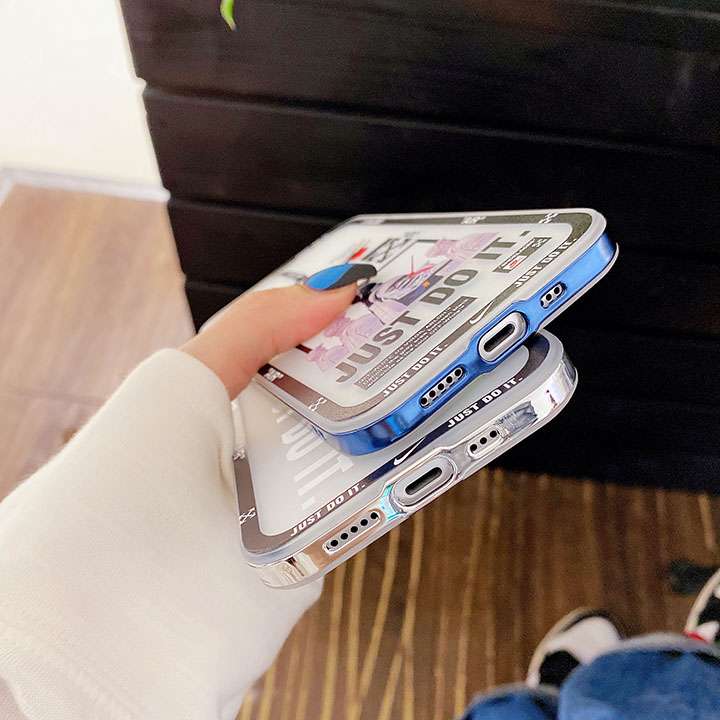 iphone12半透明スマホケースnike