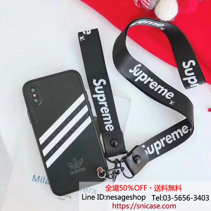 iPhone X ケース ブランド adidas