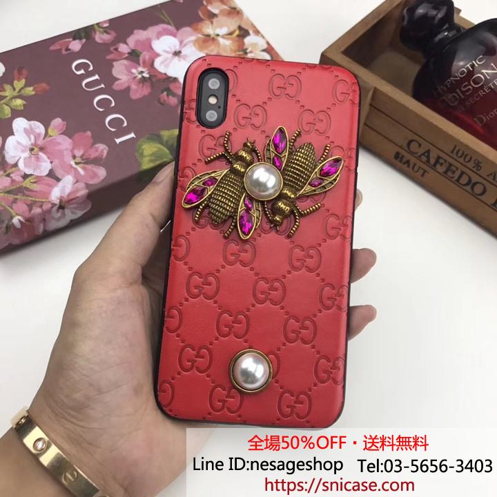 iphone8/8plusケース gucci 可愛い