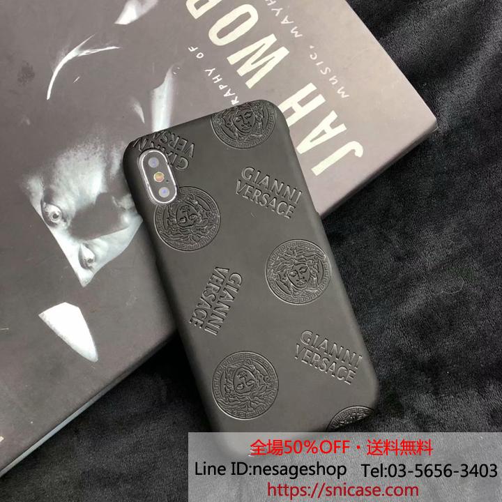 iPhoneXR カバー VERSACE カップル