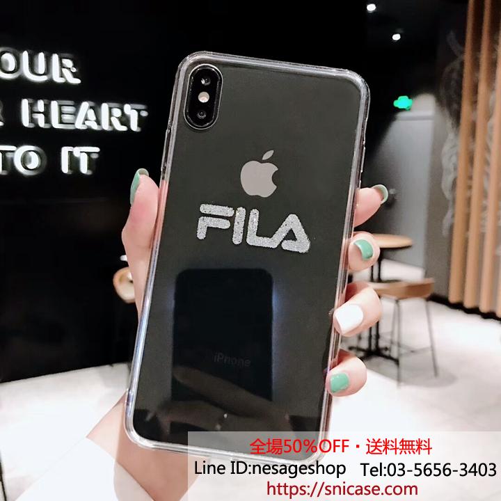 FILA 背面ガラスカバーiPhoneX