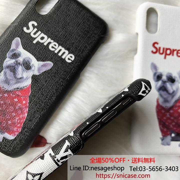 lv＆supreme iphone12proケース 犬