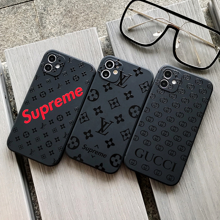 supreme&LV アイフォン11pro max 11pro 11 xs max xr xs xカバー