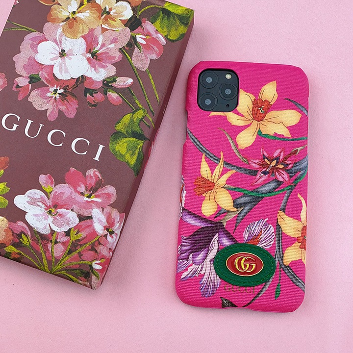 Gucci iPhone12Proカバー 女性愛用 Gucciスマホケース iPhone12 Pro Max 花柄 アイフォン12Mini
