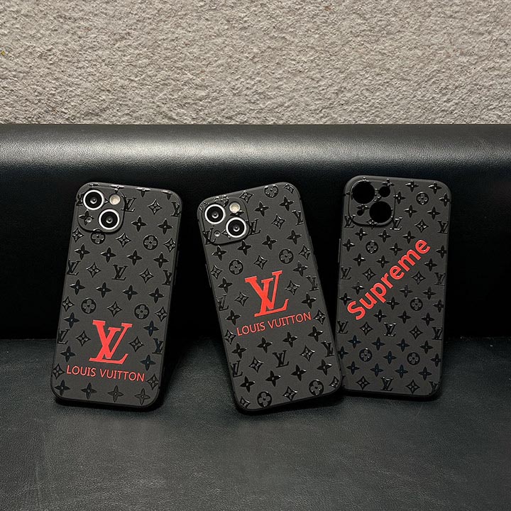 LV&Supremeブランドコラボiphone 15プラス携帯ケース